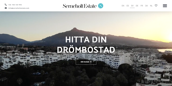 Serneholt Estate lanserar ny hemsida